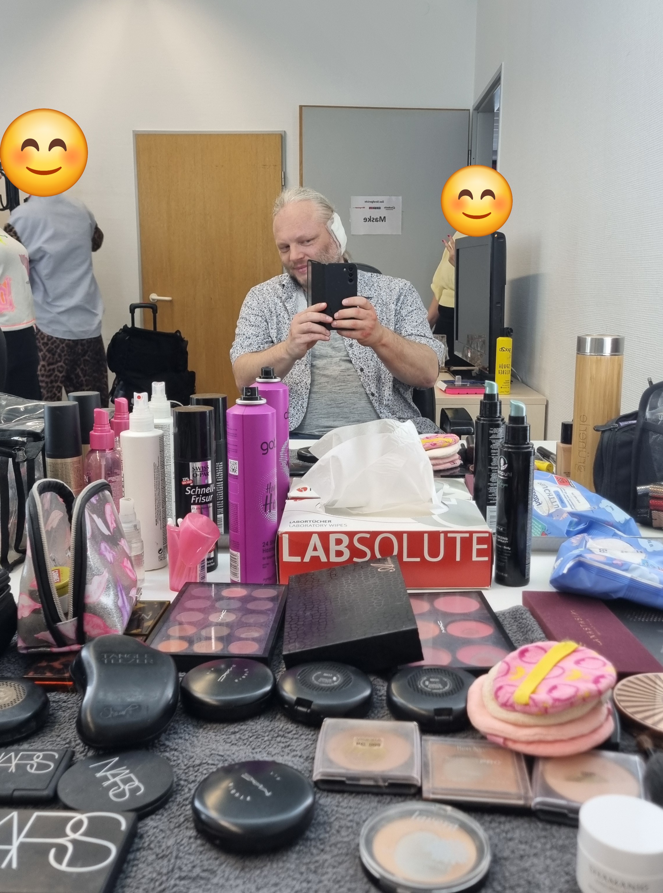 In der Maske - Aufzeichnung für RTL