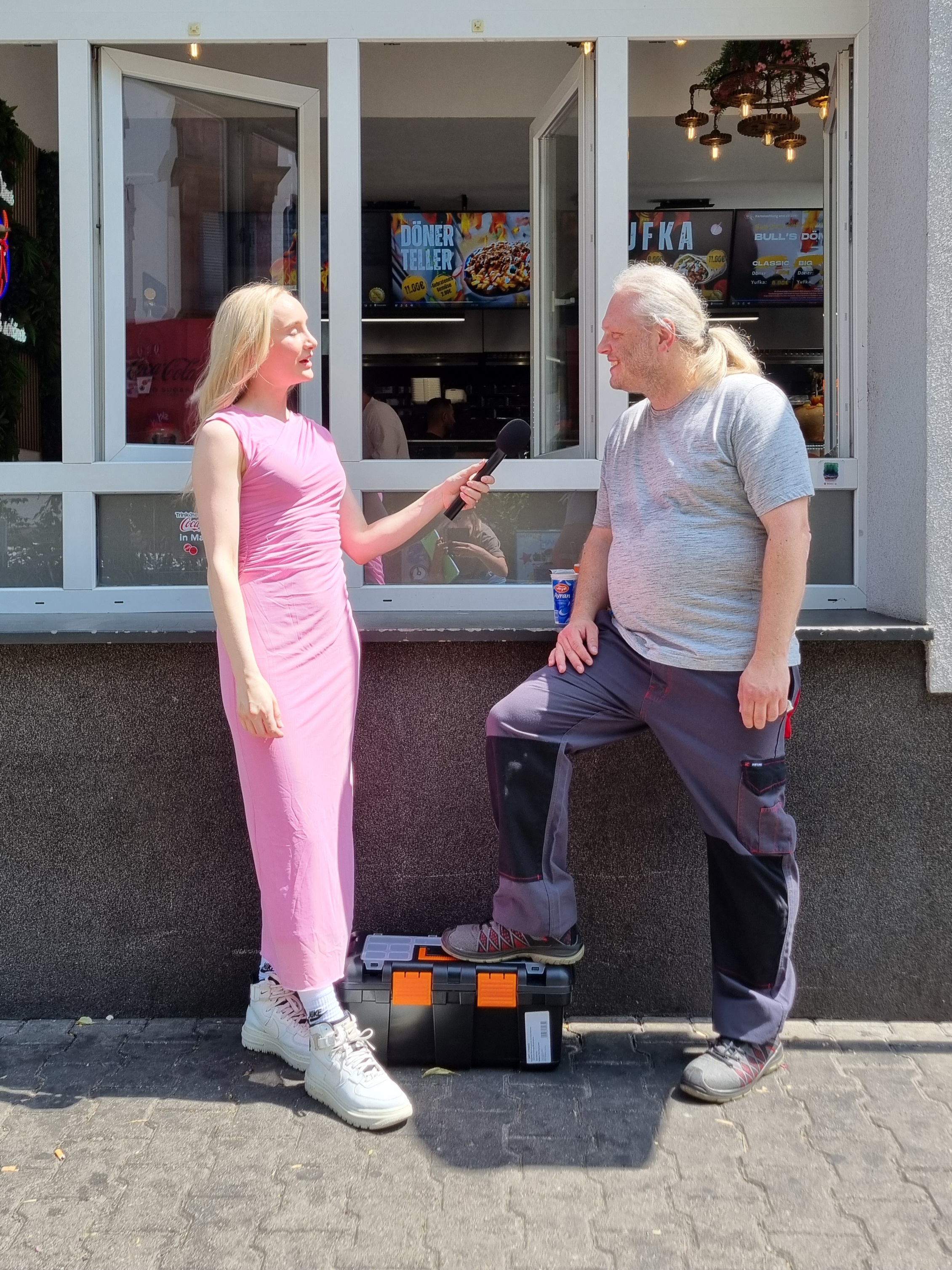 Werbedreh für Zasta-App in Mannheim